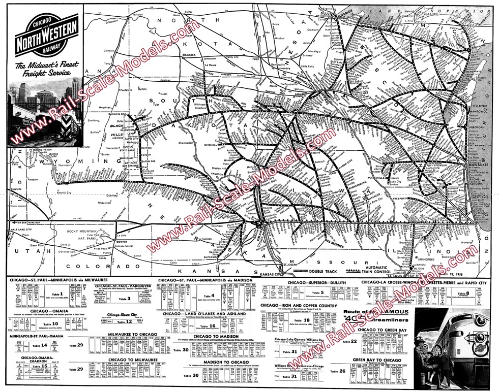 Chicago & North Western Railway ~ 1958